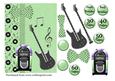 Guitar & Jukebox in Lime