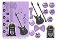 Guitar & Jukebox in Lilac