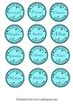 `to the Best` Female Word Toppers in Teal