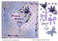 Lilac Heart Mothers Day 8 in Topper