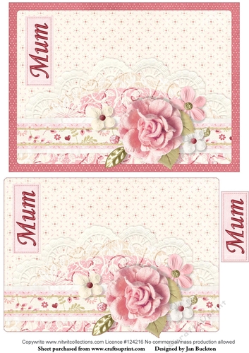 Mum, Card front