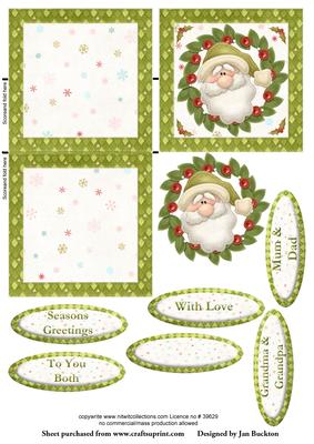 Santa Mini Easel