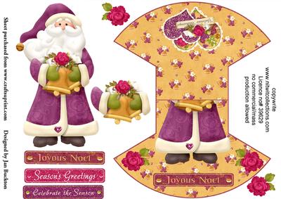 Tapestry Santa Rocker Card 3