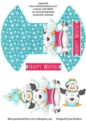 Polar Pals Rocker Card