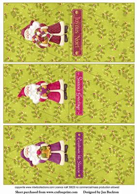 Rich Tapestry Triangular Gift Boxes Set 2