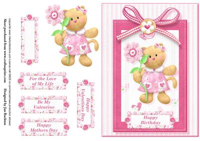 Cat Card Front - Suitable for Many Occassions