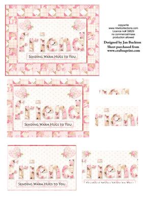 Friend Pyramage Card Front/topper