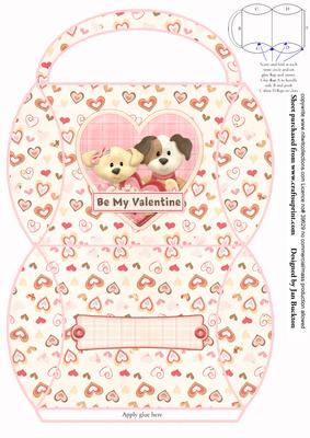 Valentines Pillow-box Handbag/gift Box