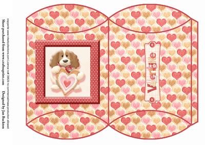 Valentines Pillow-box Gift Box