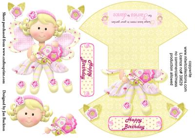Garden Faries Rocker Card