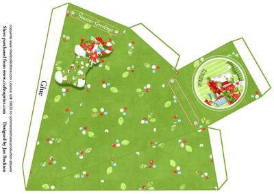 Xmas Stocking Pyramid Gift Box 2