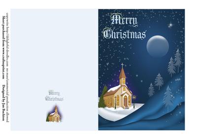 Christmas Church View