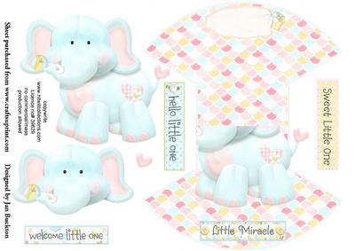 Stuffed with Love - Elephant Rocker Card