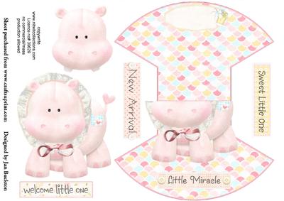 Stuffed with Love - Hippo Rocker Card
