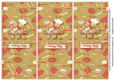 Triple Triangle Boxes - Gingerbread Folk