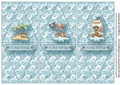 Pirates Triangular Gift Boxes