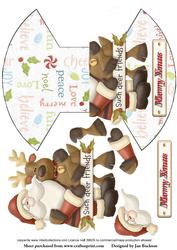 Deer Friends Rocker Card