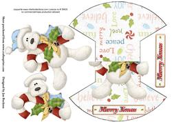Snow Bear Rocker Card