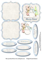 Snow Fun - Mini Easel