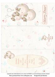 Bauble Christmas Card with Verse