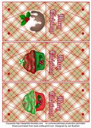 Triple Triangle Boxes - Xmas Treats Tarten Boxes