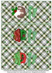 Triple Triangle Boxes - Xmas Treats Blue Tarten Boxes