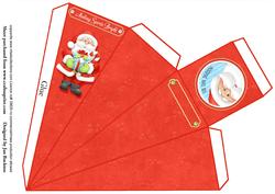 Santa Pyramid Gift Box 3