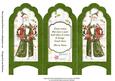 Screen Fold Quick Card - Green Santa