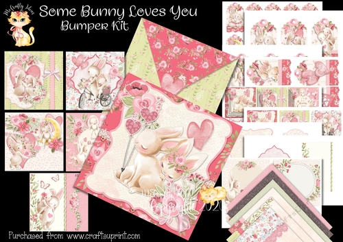 Some Bunny Loves You Bumper Card Kit