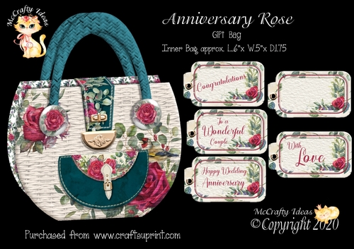 Anniversary Rose Gift Bag