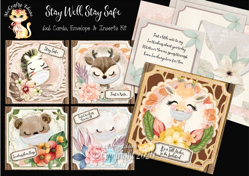 Stay Well, Stay Safe 6x6 Cards Bumper Kit