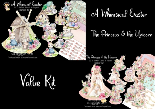 A Whimsical Easter & Princess and the Unicorn Value Kit.