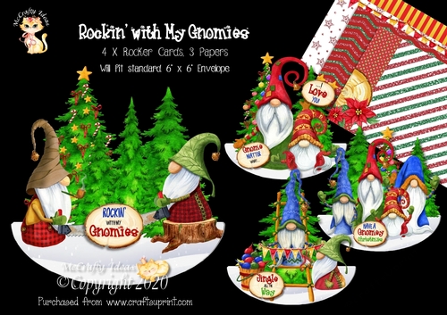 Rockin with My Gnomies - Rocker Card Kit