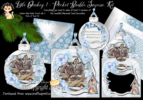 Little Donkey 1 - Pocket Bauble Surprise Kit