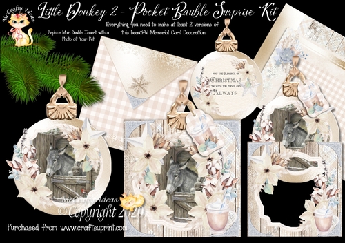 Little Donkey 2 - Pocket Bauble Surprise Kit