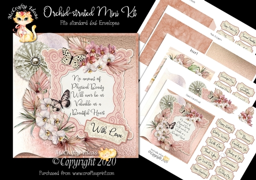 Orchid-strated All Occasion Complete 6x6 Card Kit 