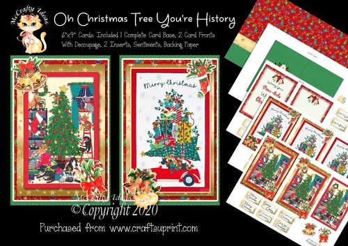 Oh Christmas Tree Youre History 6x4 Mini Kit