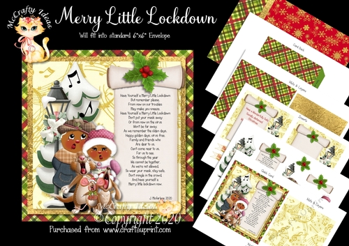 Merry Little Lockdown Complete Card and Inserts Kit