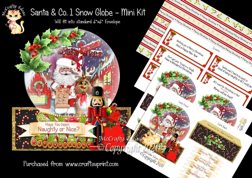 Santa & Co. 1 Snow Globe Mini Kit