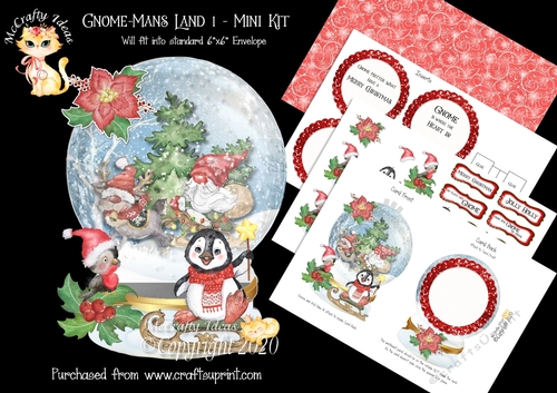 Gnome-Mans Land 1 Snow Globe Mini Kit