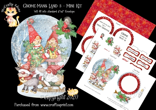 Gnome-Mans Land 3 Snow Globe Mini Kit