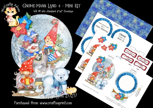 Gnome-Mans Land 4 Snow Globe Mini Kit