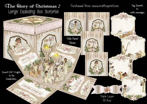 The Glory of Christmas 2 Exploding Box Surprise Kit.