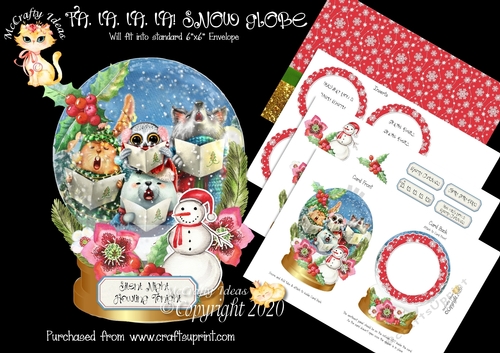 Fa La La La Snow Globe Mini Kit