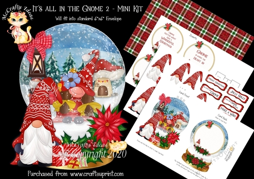 Its all in the Gnome 2 Snow Globe Mini Kit