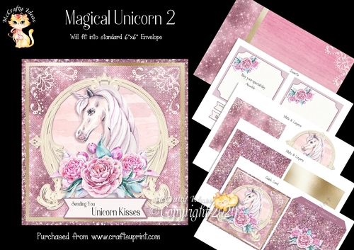 Magical Unicorn 2 Complete Card and Inserts Kit