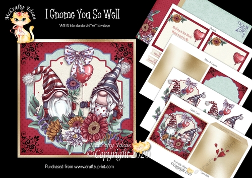 I Gnome You So Well Complete Card and Inserts Kit