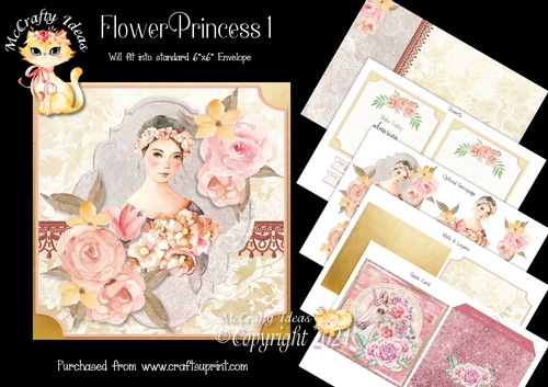 Flower Princess 1 Complete Card and Inserts Kit