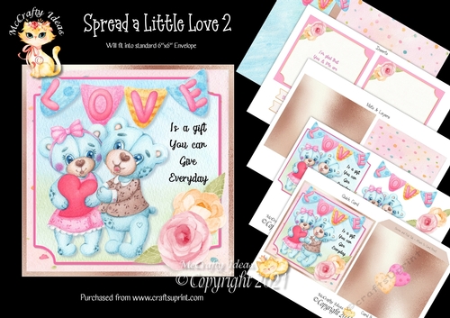 Spread a Little Love 2 Complete Card and Inserts Kit