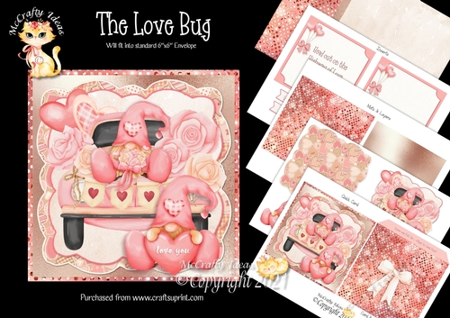 The Love Bug Complete Card and Inserts Kit